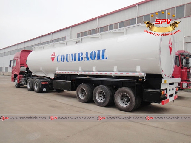 2 units of Fuel Tank Semi-trailer with Sinotruk Tractor Head-Left Side 2 units of Fuel Tank Semi-trailer with Sinotruk Tractor Head-Left Side